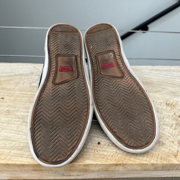 Levi’s Monterey Blue Denim Lace-Up Sneakers | Casual Athleisure | Size 9 - Picture 9 of 10